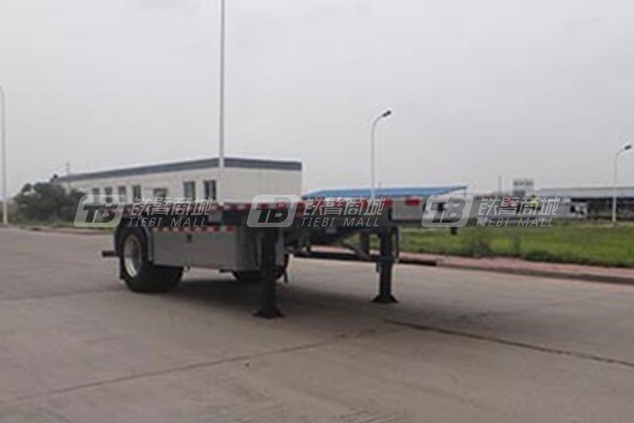 中國重汽QDZ9130TPB平板運(yùn)輸半掛車